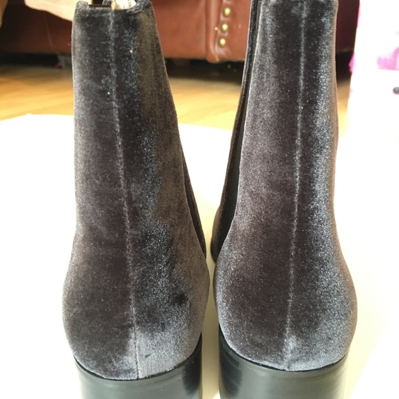 RAYE booties slip on dress Purple suede - Picture 5 of 5